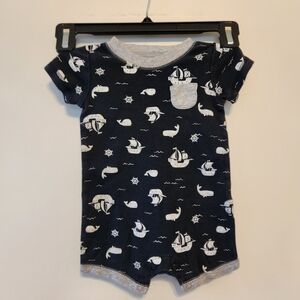 Boats 🚢 and Whales🐳  Onesie Size 6M Carter's